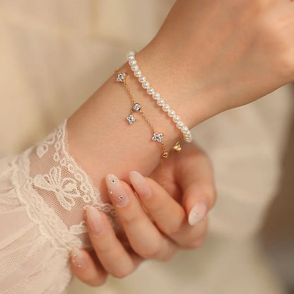 Four-Leaf Clover Bracelet