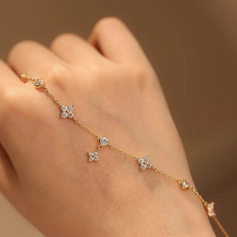 Four-Leaf Clover Bracelet