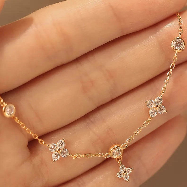 Four-Leaf Clover Bracelet