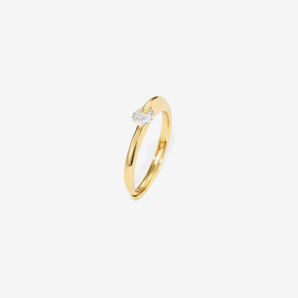 Adjustable Moissanite Ring