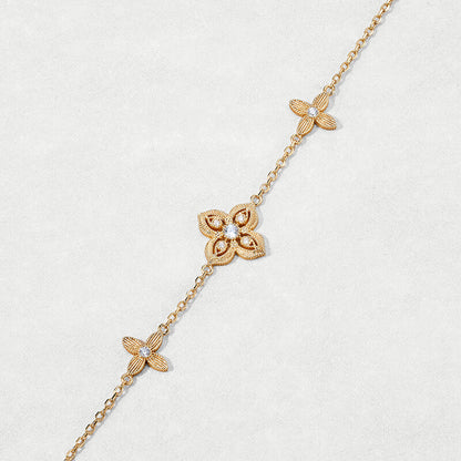Lucky Four-Leaf Clover Necklace