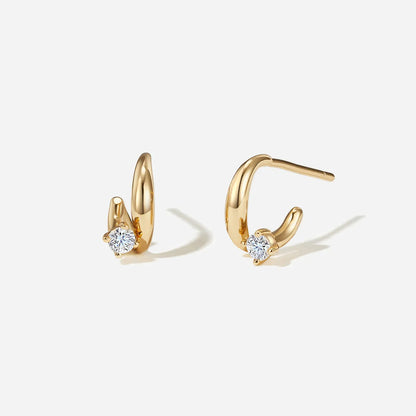 Yakamoz Moissanite Earrings