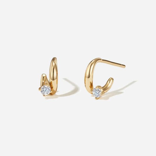 Yakamoz Moissanite Earrings