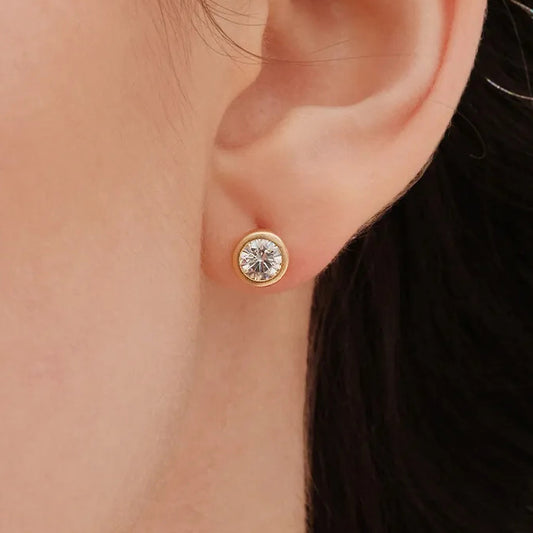 Beans Moissanite Earrings