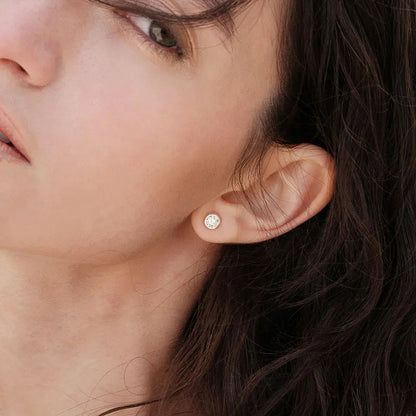 Beans Moissanite Earrings