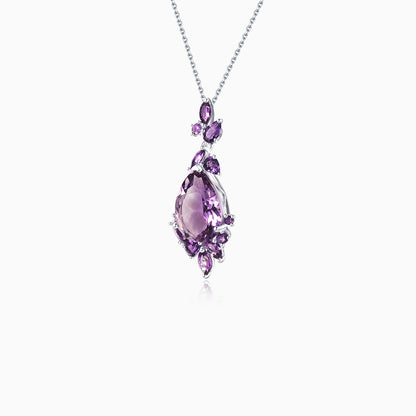 Amethyst Elegance 925 Silver Pendant