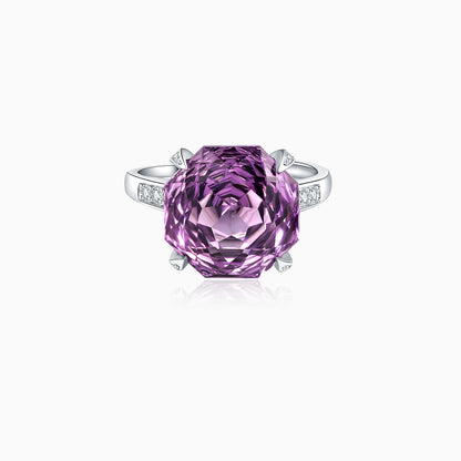 Amethyst Empowerment Crown Ring