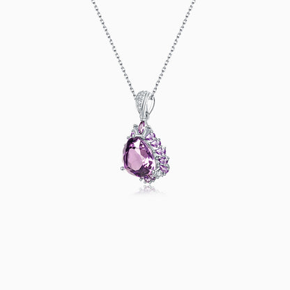 Elegant Amethyst Embrace Pendant