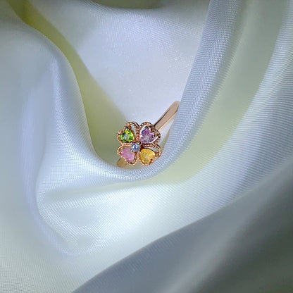 Heart-Shaped Tourmaline Ring