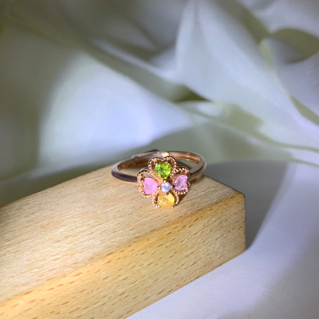 Heart-Shaped Tourmaline Ring