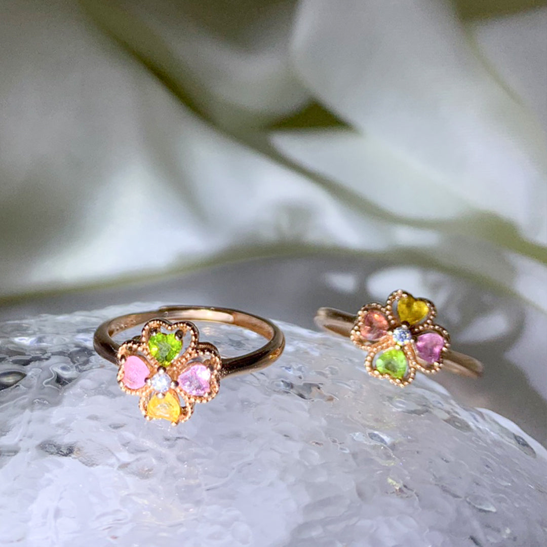 Heart-Shaped Tourmaline Ring