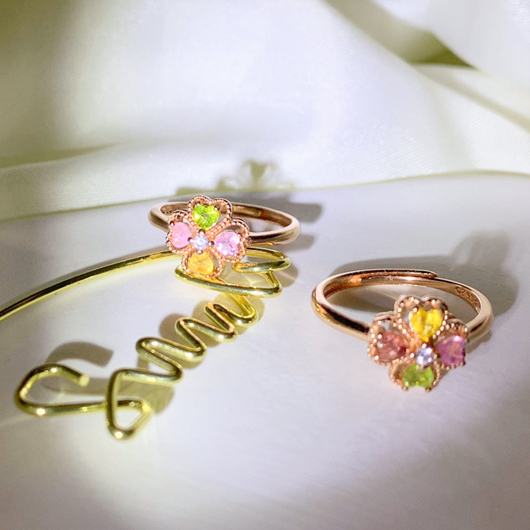 Heart-Shaped Tourmaline Ring