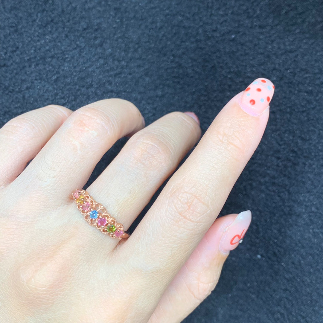 Crown Tourmaline Ring