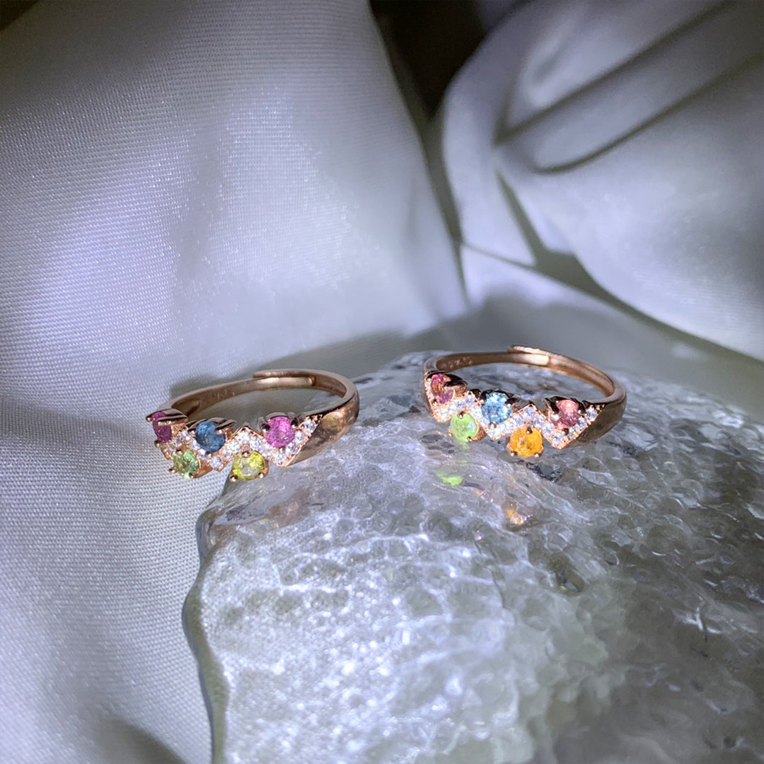 Colorful Tourmaline Ring
