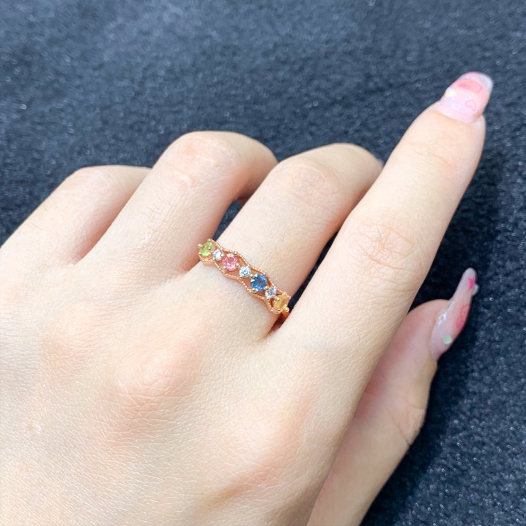 Enchanted Tourmaline Symphony Ring