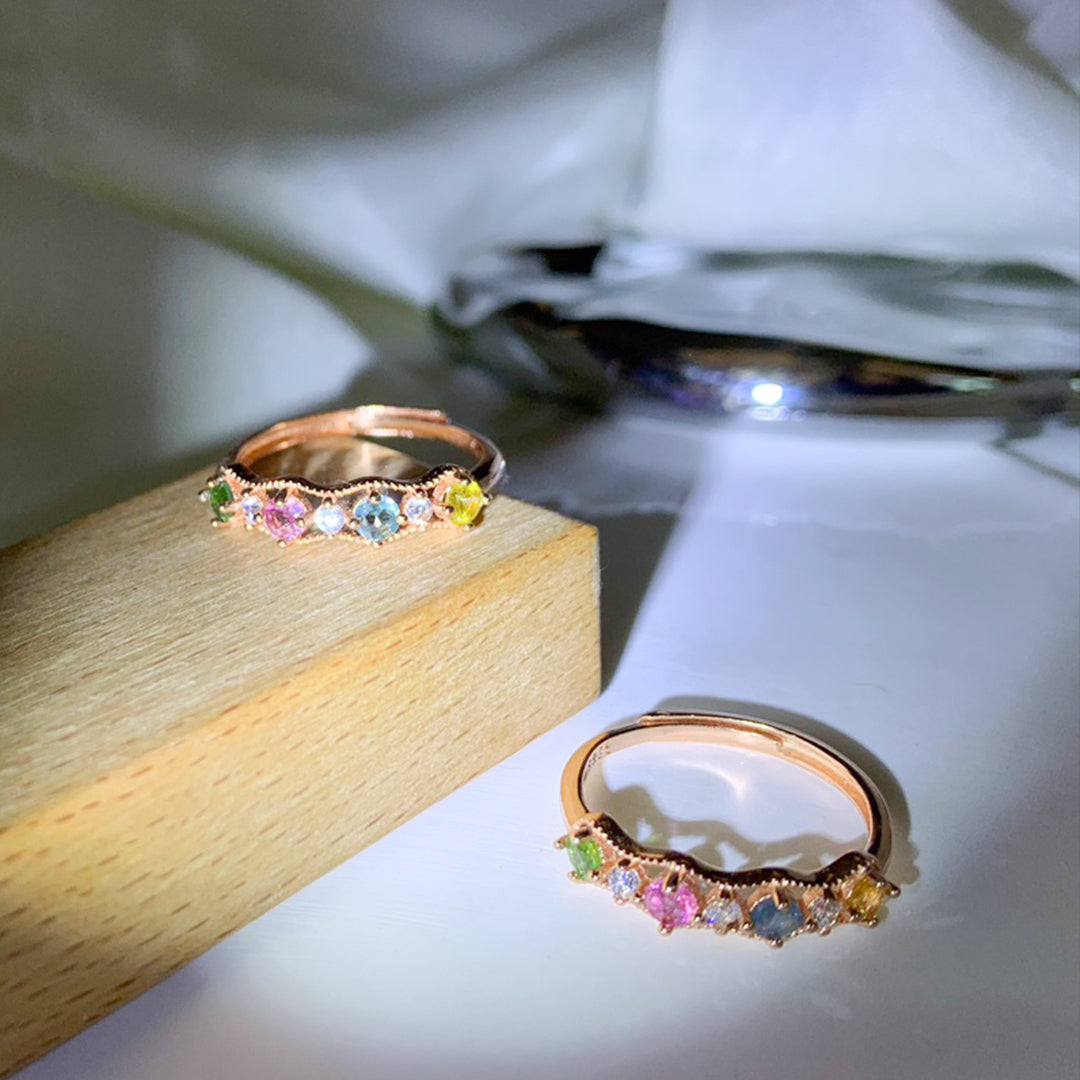 Enchanted Tourmaline Symphony Ring