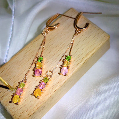 Enigmatic Charm Tourmaline Earrings