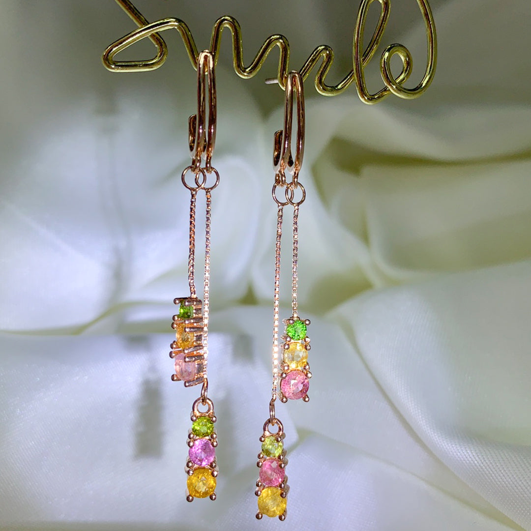 Enigmatic Charm Tourmaline Earrings