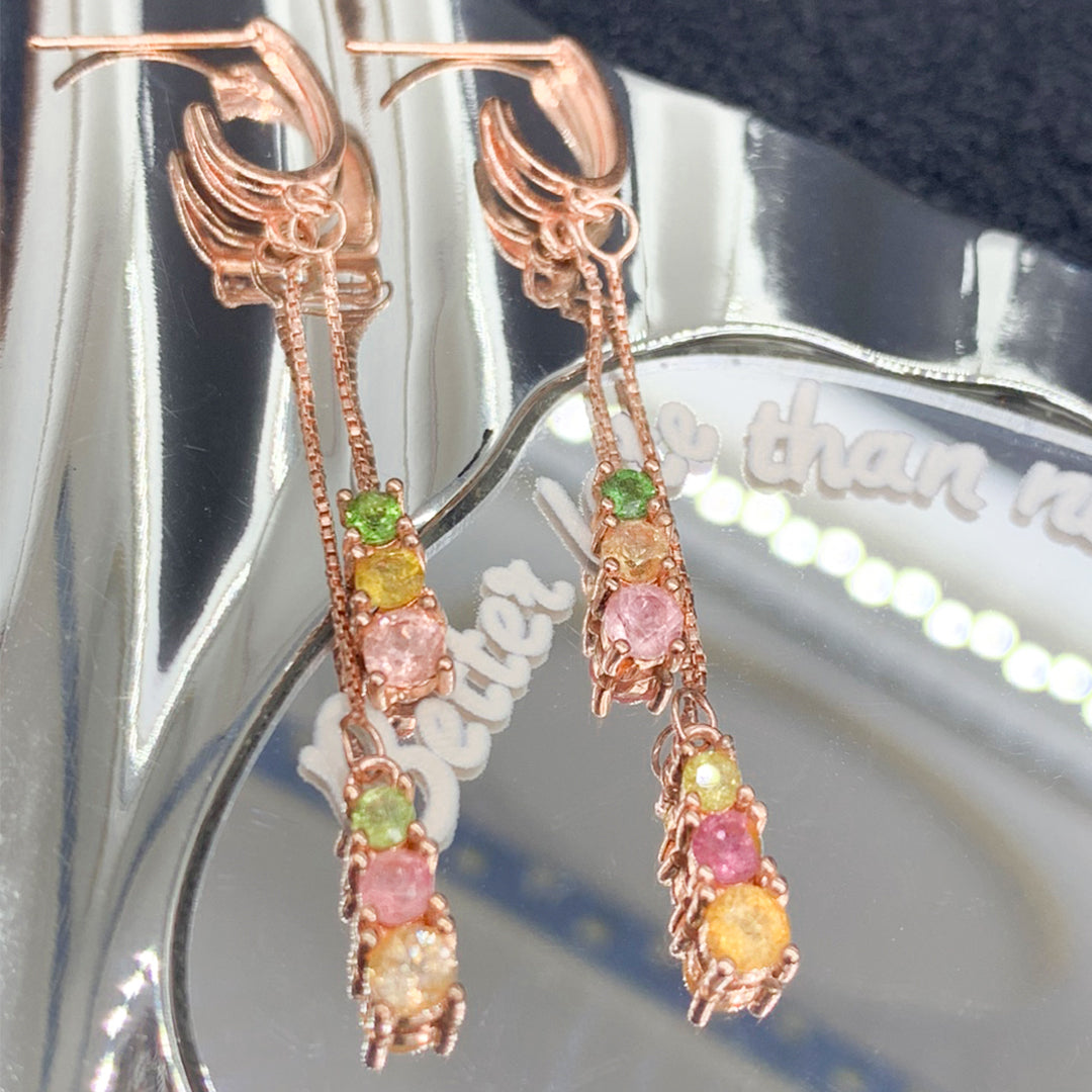 Enigmatic Charm Tourmaline Earrings