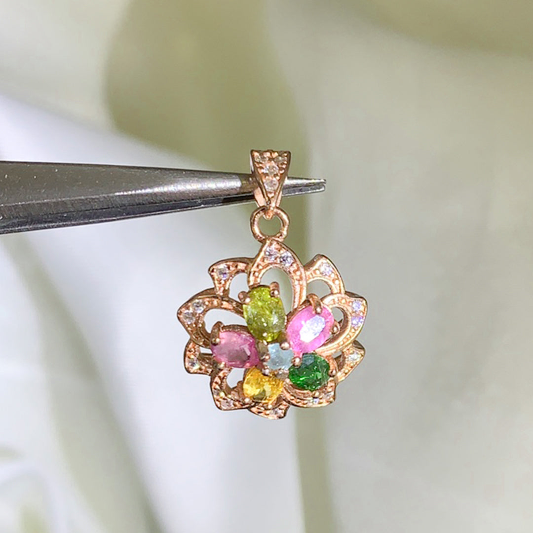 Enchanted Garden Jewel Tourmaline Pendant