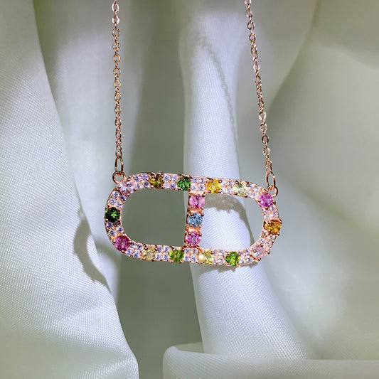 Celestial Harmony Tourmaline Pendant
