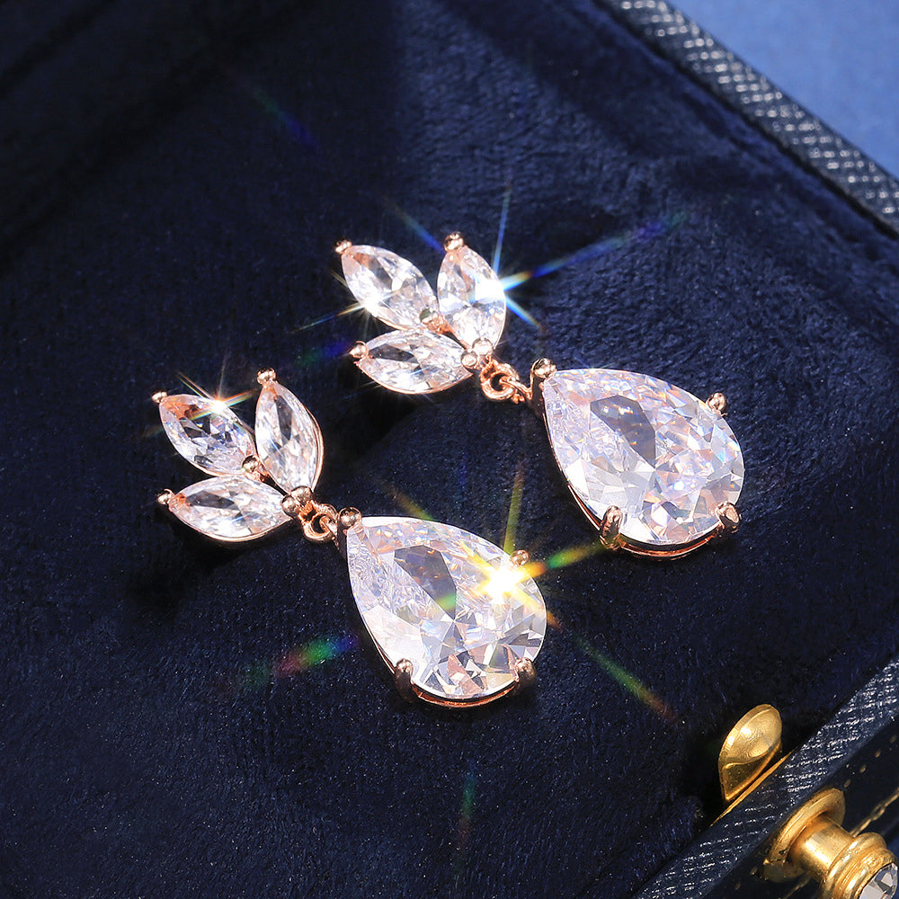 Dainty Bridal Earrings