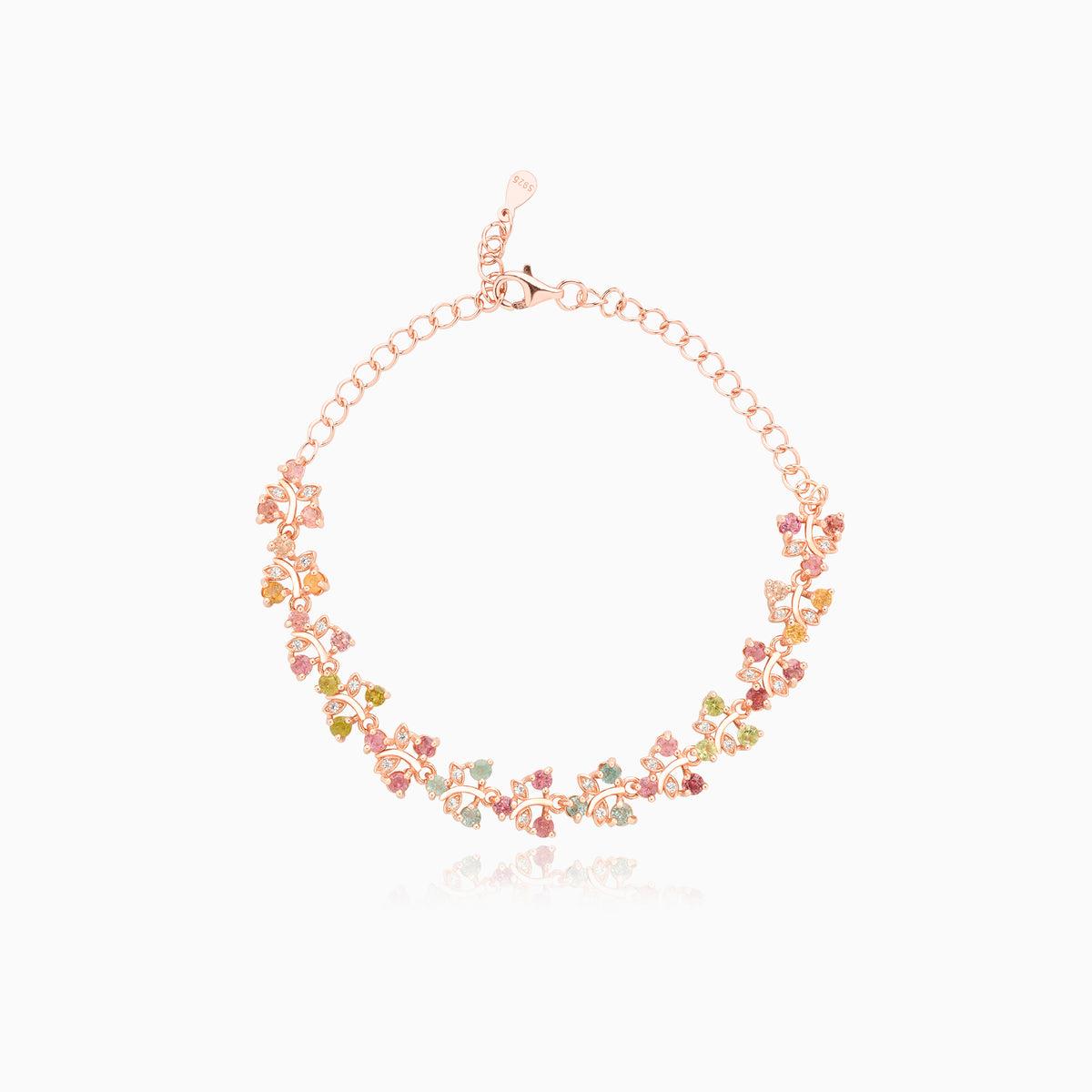 Ethereal Harmony in Azure Dreams Tourmaline Bracelet