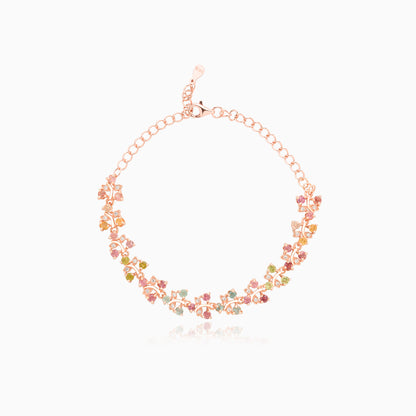 Ethereal Harmony in Azure Dreams Tourmaline Bracelet
