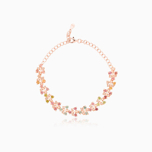 Ethereal Harmony in Azure Dreams Tourmaline Bracelet