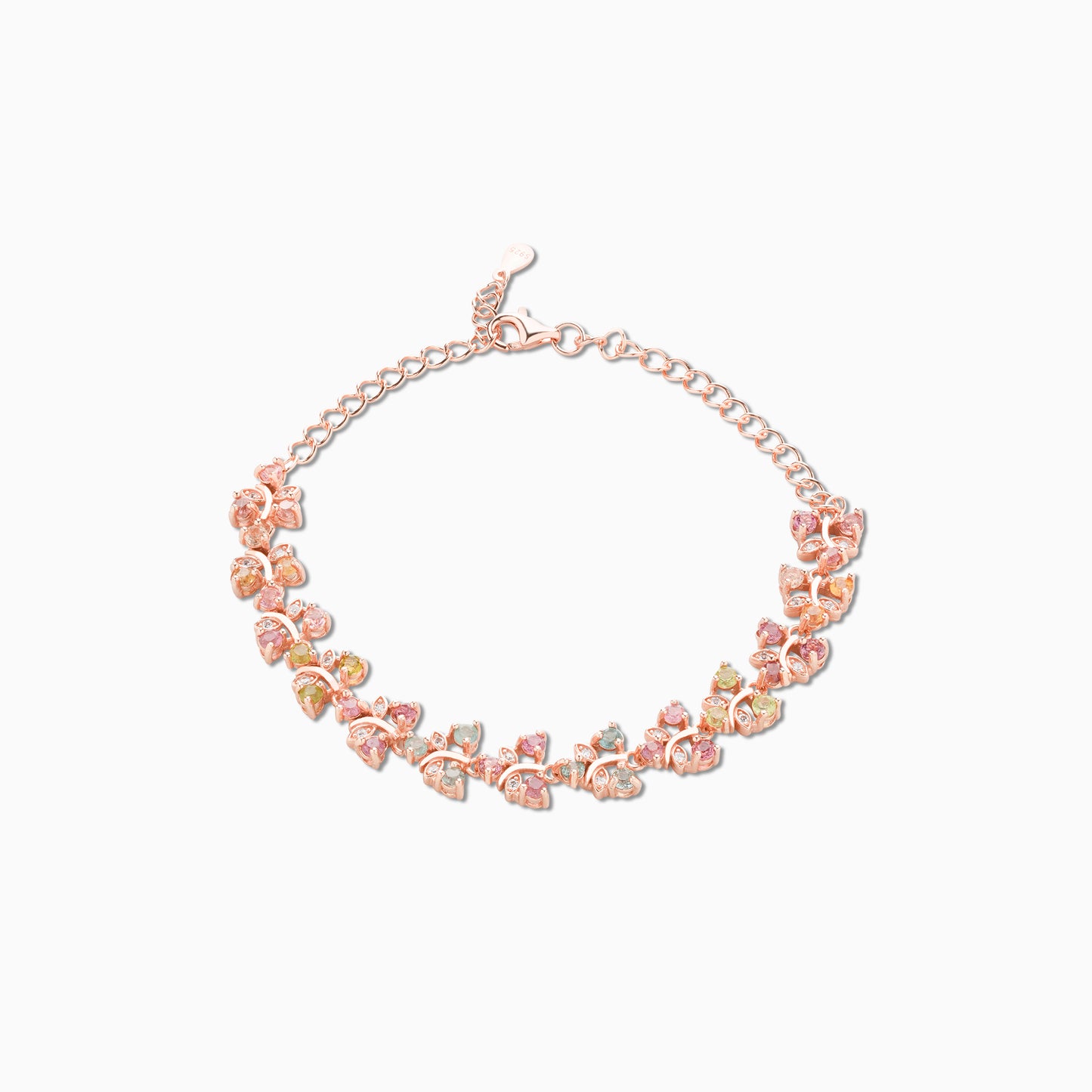 Ethereal Harmony in Azure Dreams Tourmaline Bracelet