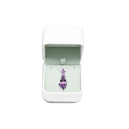Amethyst Elegance 925 Silver Pendant
