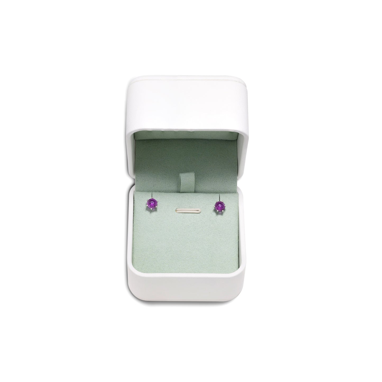 Amethyst Empowerment Essence Stud Earrings