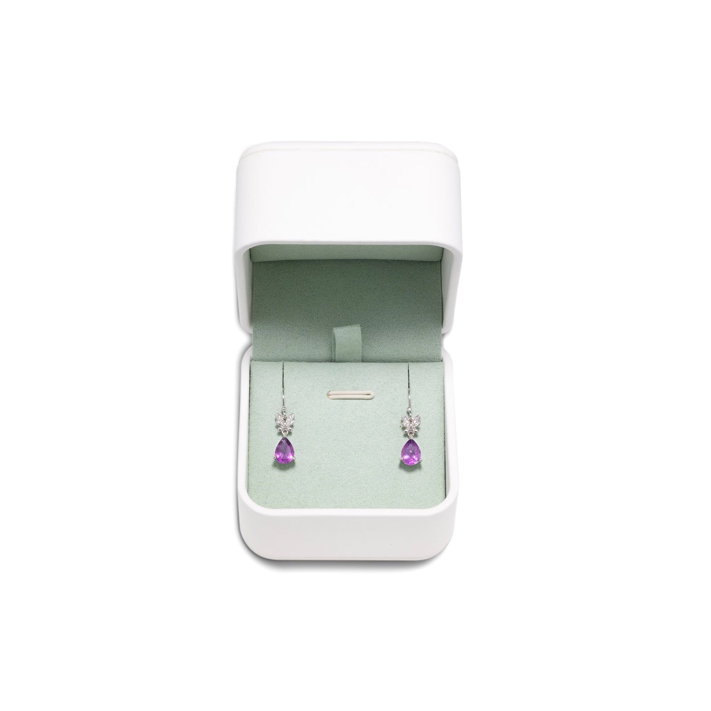 Amethyst Empowerment Grace Drop Earrings