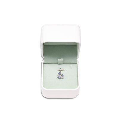 Tanzanite Protection Halo Pendant