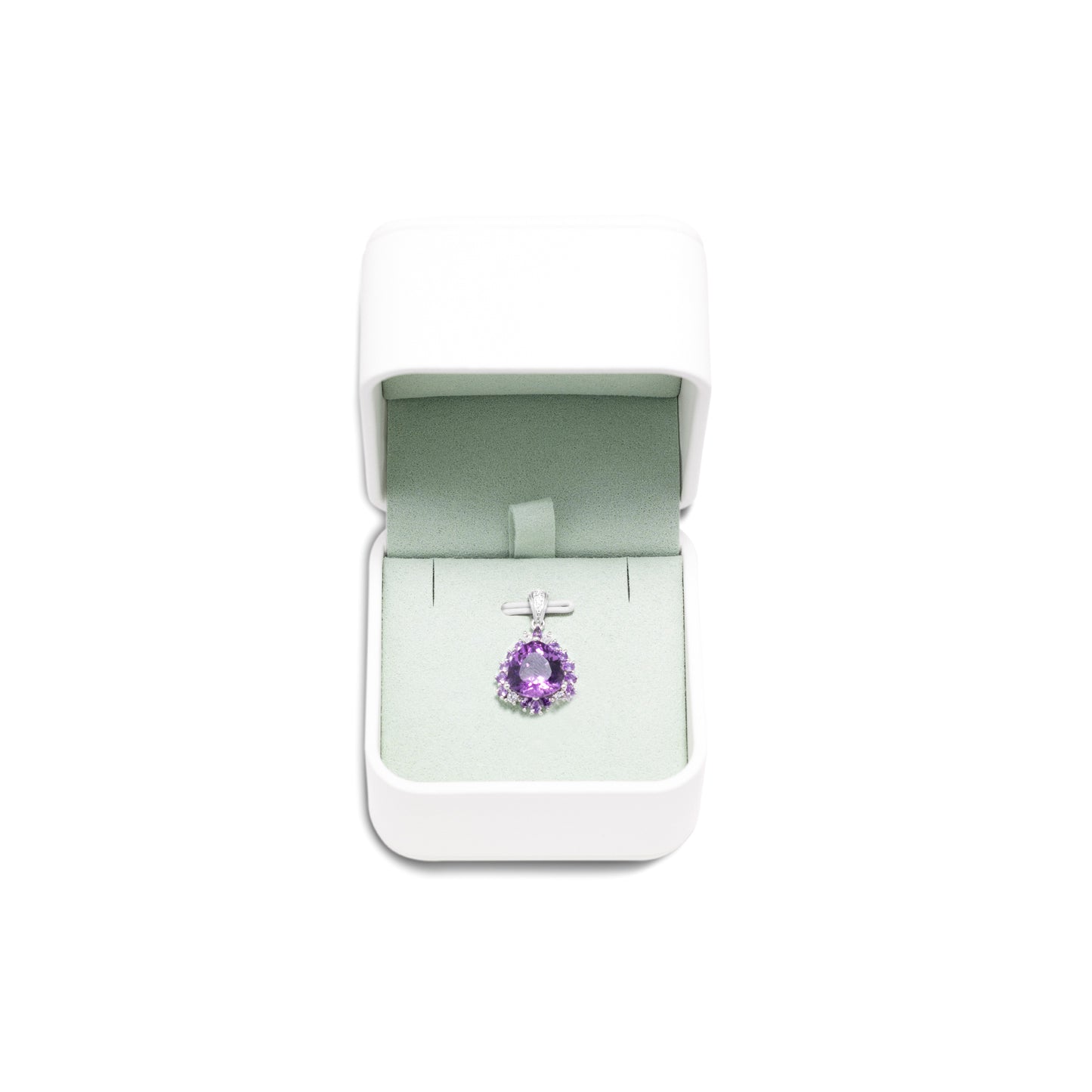 Elegant Amethyst Embrace Pendant