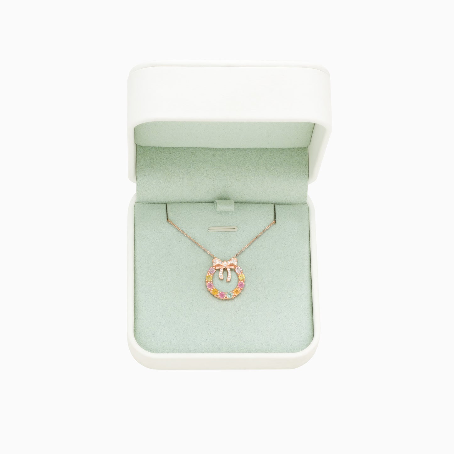 Enchanted Garden Wreath Tourmaline Pendant