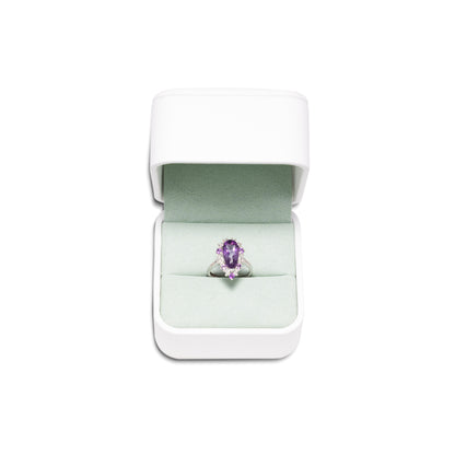 Amethyst Empowerment Swirl Ring