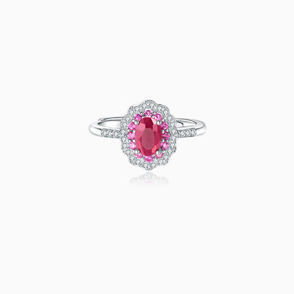 Pink Cloud Dance Tourmaline Ring