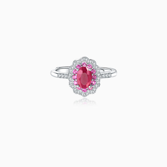 Pink Cloud Dance Tourmaline Ring