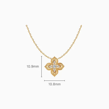 Lucky Four-Leaf Clover Necklace
