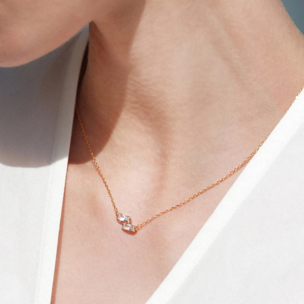 Twins Star Necklace