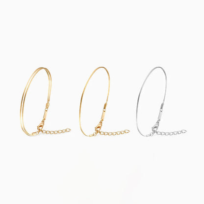 Snake Chain Plain Bracelet