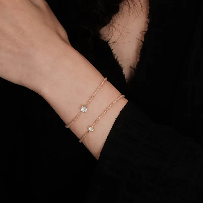 Champagne-Colored CZ Bracelet