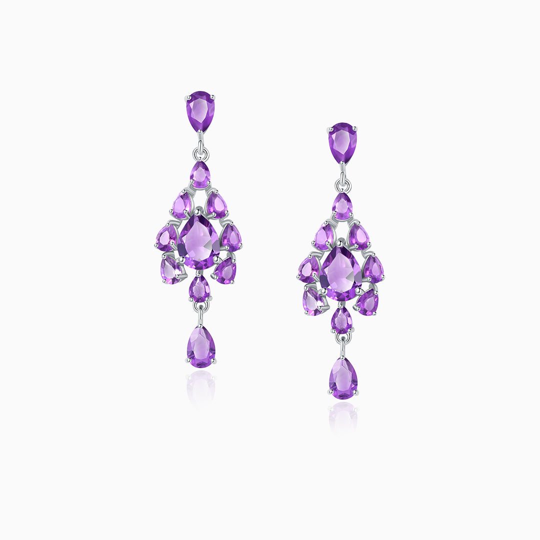 Amethyst Empowerment Drop Earrings