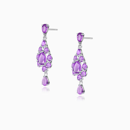 Amethyst Empowerment Drop Earrings