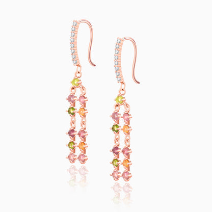 Serene Azure Whisper Tourmaline Earrings