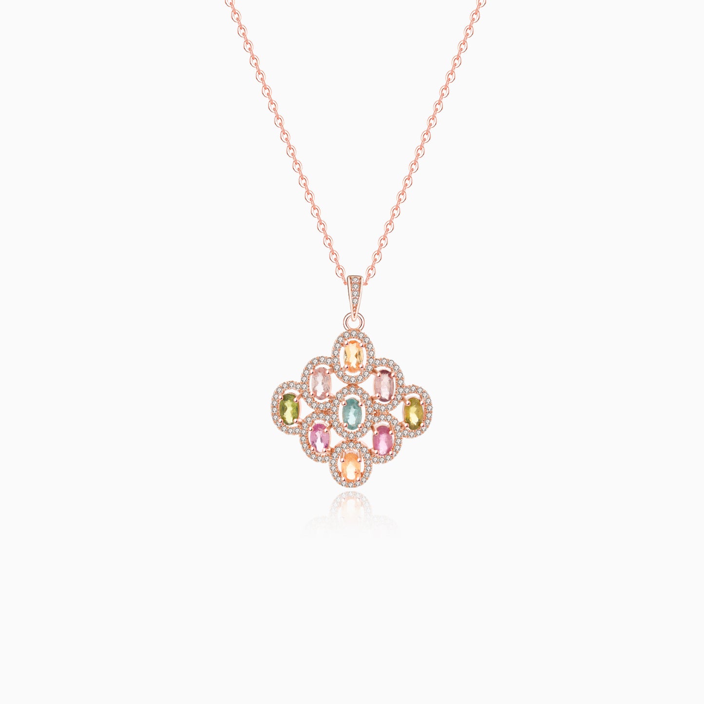 Elegantly Serene Tourmaline Pendant