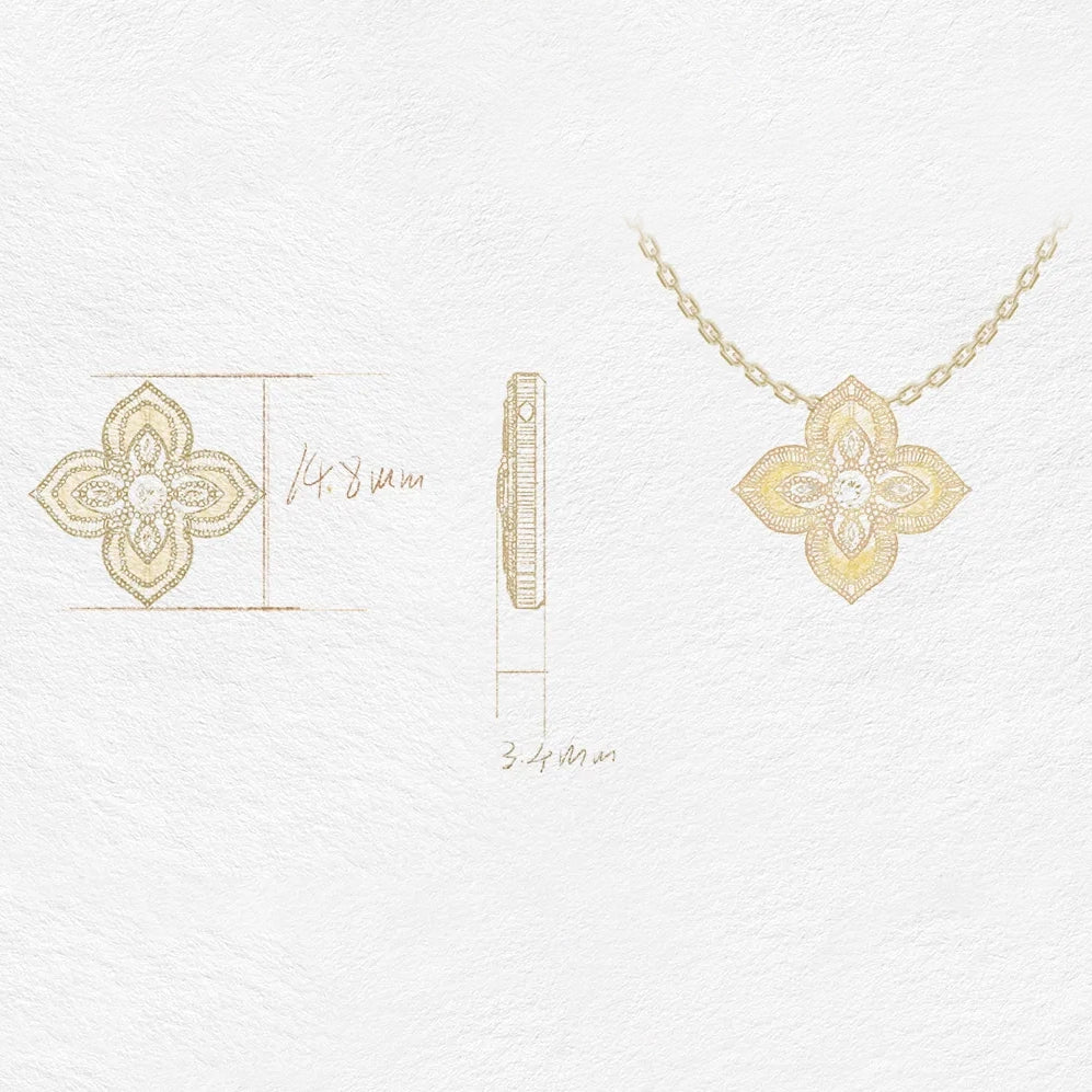 Lucky Four-Leaf Clover Necklace