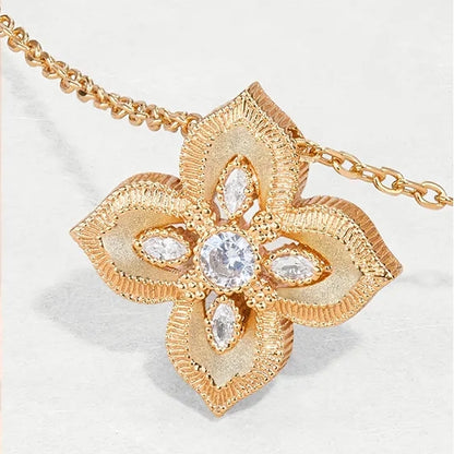 Lucky Four-Leaf Clover Necklace