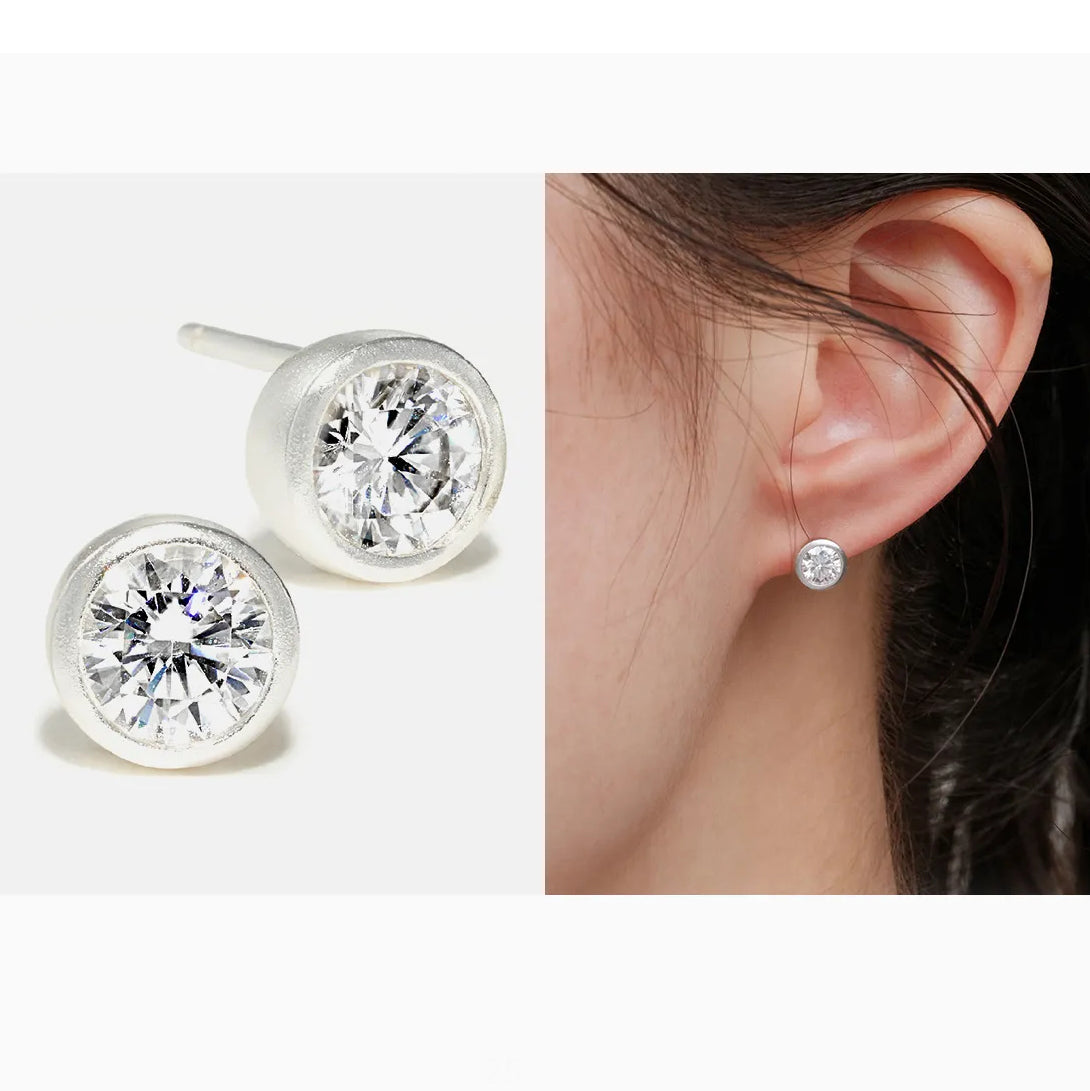 Beans Moissanite Earrings